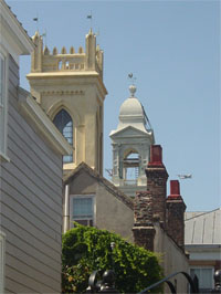 The Unitarian and St. John's. Charleston SC