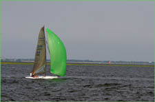 Charleston under sail