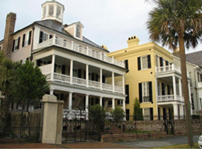 Vendue Range in historic downtown Charleston