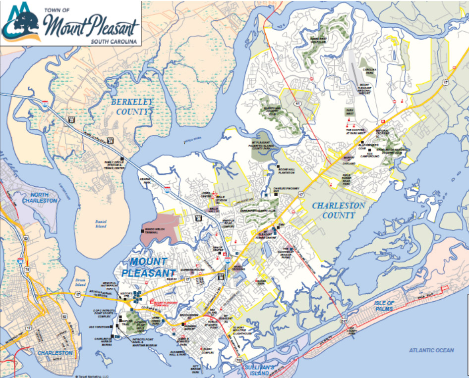 Mount Pleasant SC Map