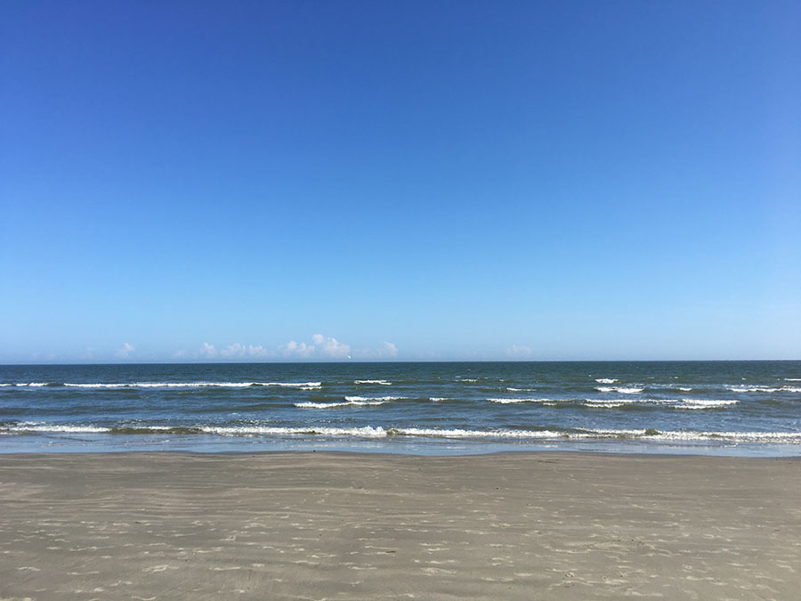 Sullivan's Island lighthouse in the beackground